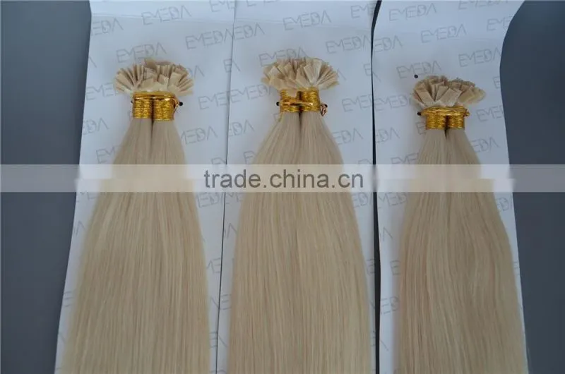 Cheap white silver human hair extensions