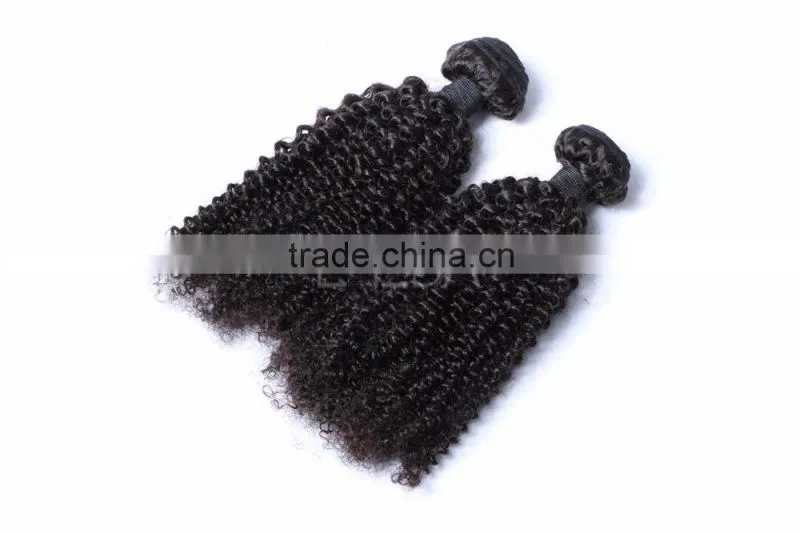 4A grade Mongolian afro kinky curly human hair weave, tight kinky curly weave