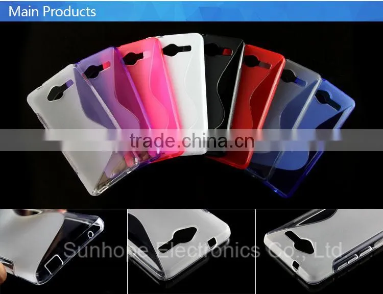 wholesale S line tpu mobile phone case for ZTE Blade L3