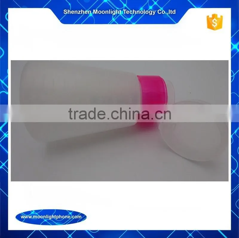 Transparent Plastic Bottle for Alcohol Container