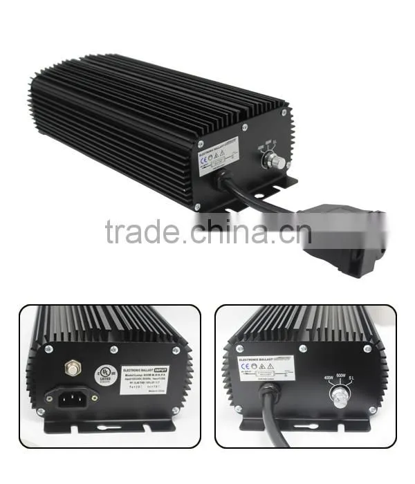 Hydroponic Grow Lamp Dimmable Non-fan Cooled Electronic Ballast