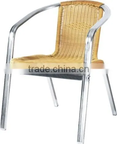 stainless steel wicker chair