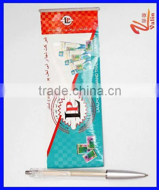 Logo banner ball pen for promotional gift items
