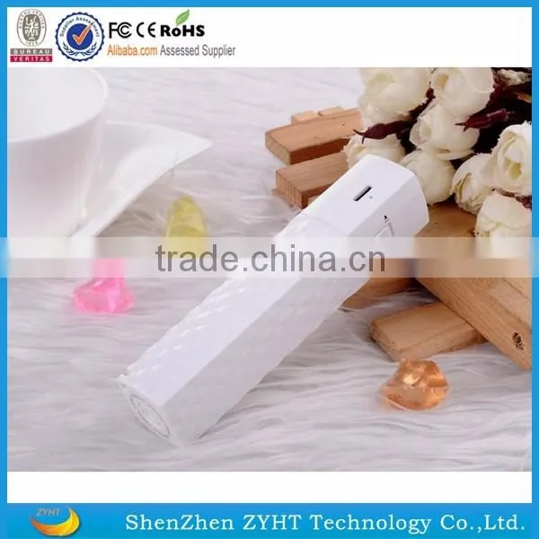 Perfume shape power ban 2600mah charger power