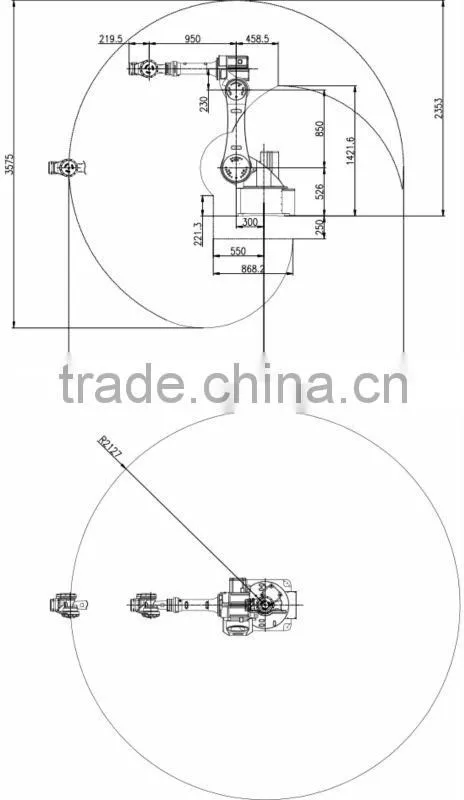ER50 industrial loading robotic arm price