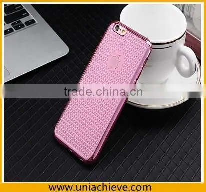Factory price oem 4.7 inch high quality mobile phone luxury color electroplating tpu case for iphone 6