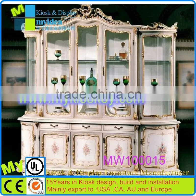 ODM&OEM factory sale wine cabinet/decorative wine cabinet/wooden furniture showcase