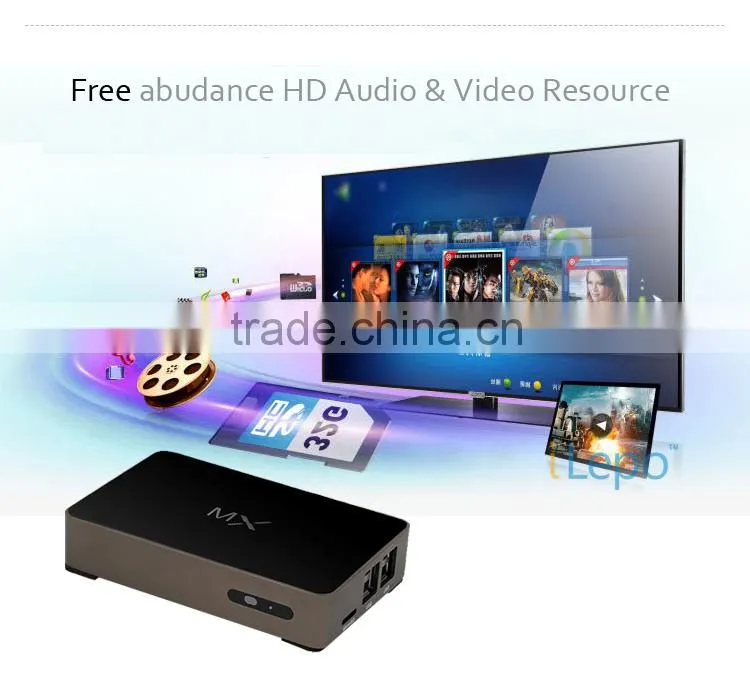 Amlogic dual core 1080p cor-tex A9 network media player