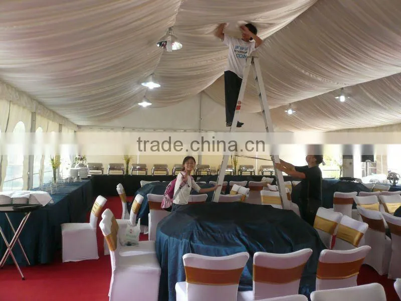 fashion event tent with liner