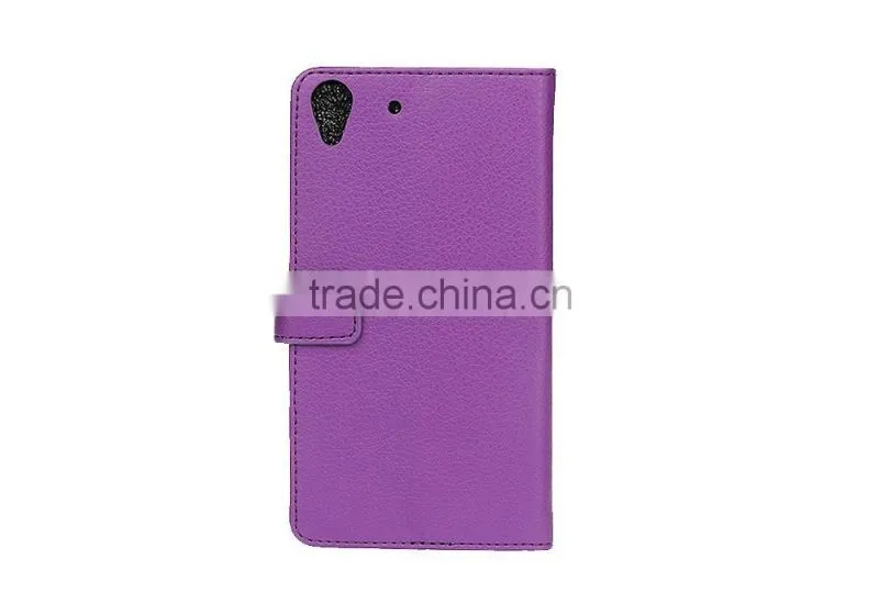 with Photo Frame PU Flip Case for Huawei Y6 Litchi Grain Card Slot Leather Wallet Cover Case MT-5673