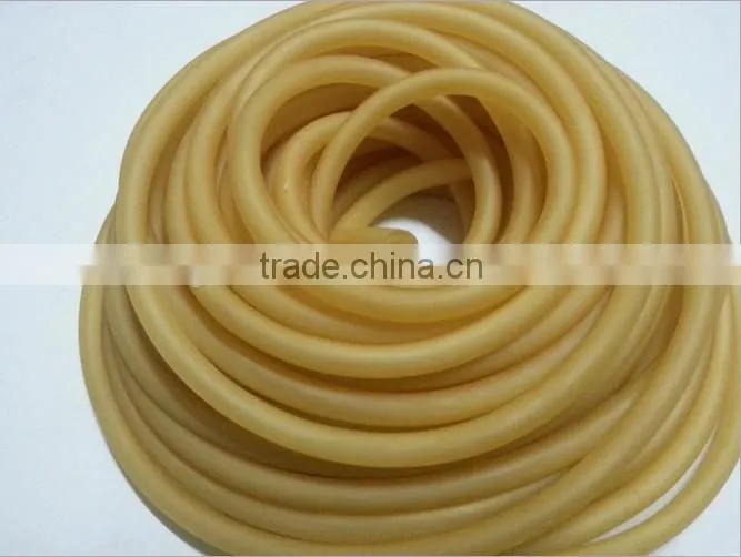 Exercise colored latex tubing