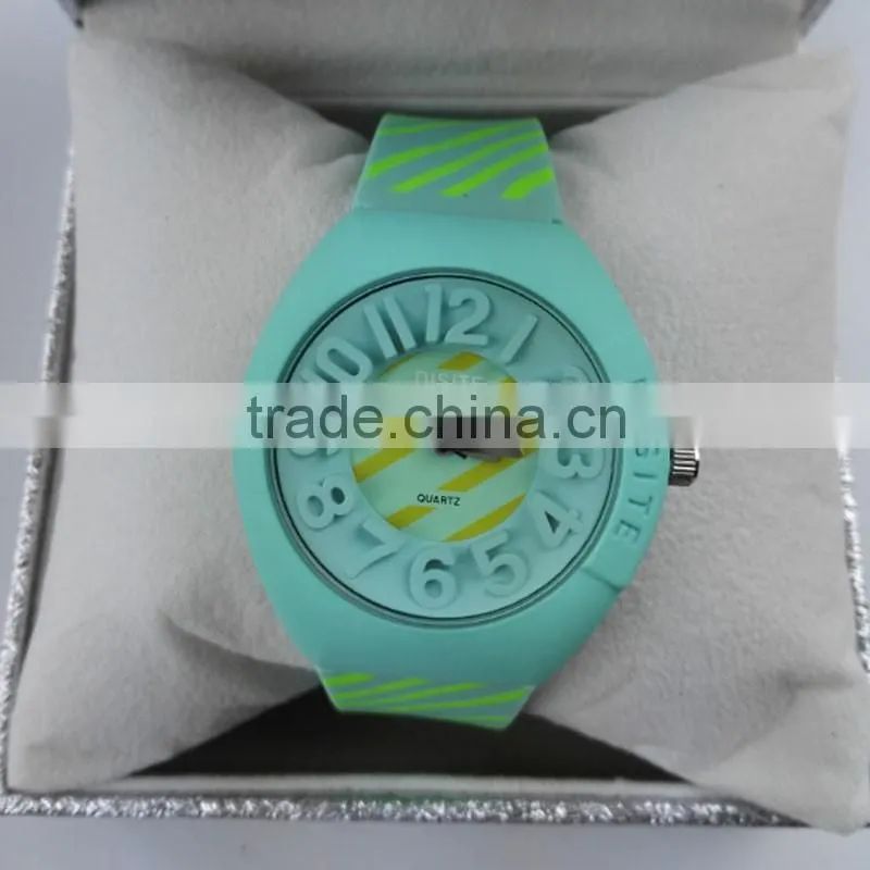 New Style silicone Charm Leather Bracelet Watch roles watches