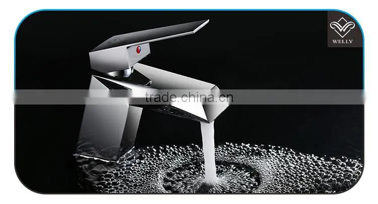 2016 Welly Brand New Design Washroom Wash Hand Basin Mixer Tap In Foshan