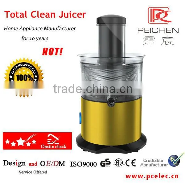 PEICHEN:The latest style juicer of 2014,low noise with LED juicer and high rate of juice, Induction motor