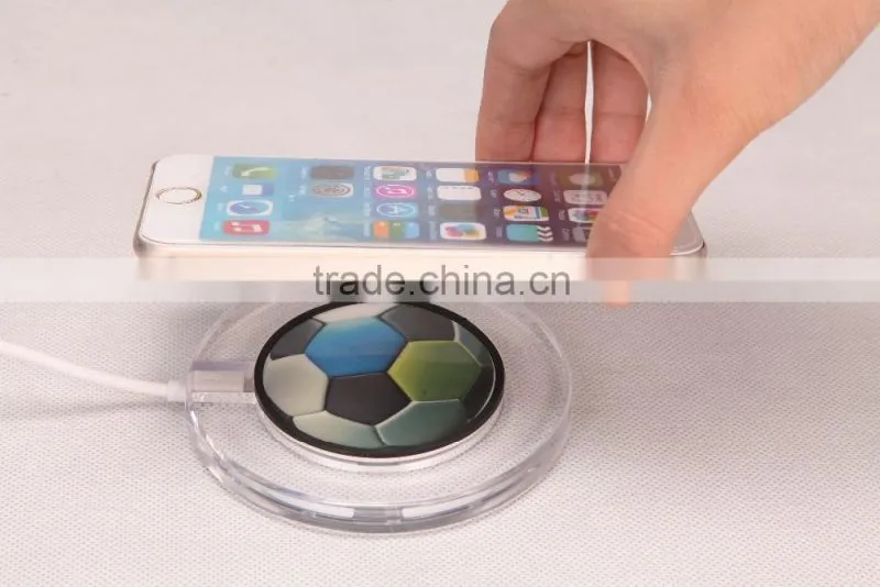 High quality circle wireless power charger,universal wireless charging pad high quallity