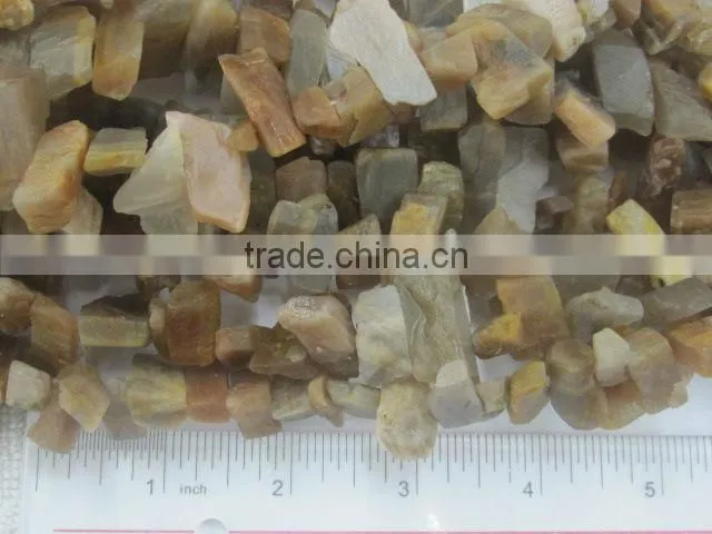 Natural rough gold sun stone