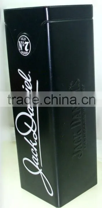 Tin box for wine ,made of good grade tinplate with CMYK Printing