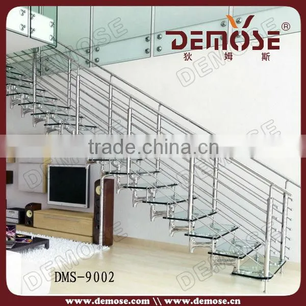 prefab glass pet stairs/railings for indoor stairs price
