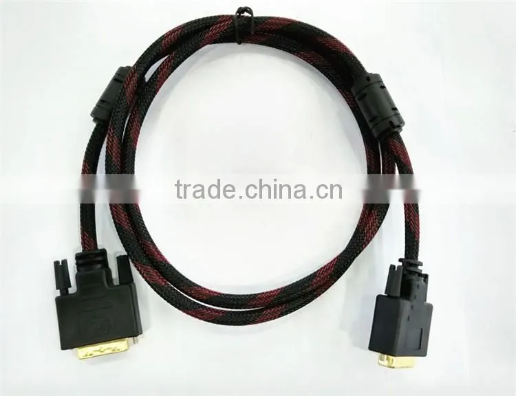 High quality and fast shipping DVI-D Digital to DVI-D Digital 24+1 Dual Link M/M Cable