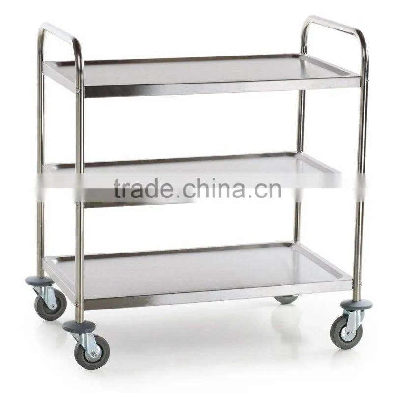 Two Shelf Steel Stocking Cart - 41" x 18"