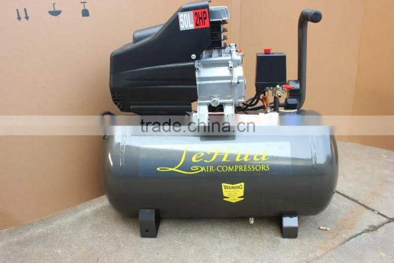 The cheapest type single valve sing gauge 2hp 50L air compressor supplier