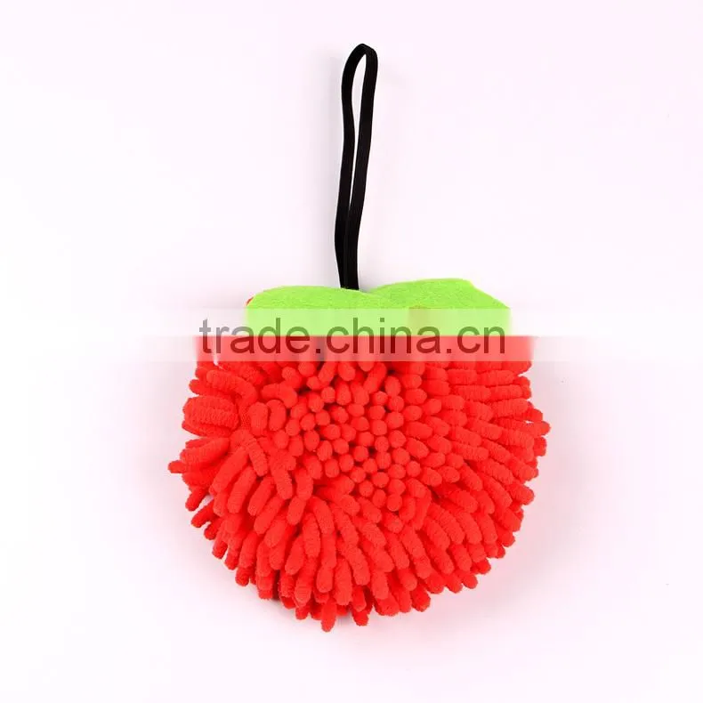 China supplier wholesale promotional custom chenille hand towel