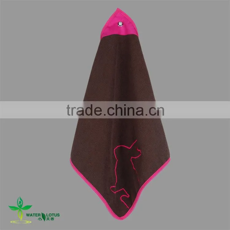 2013 new arrival embroidery microfiber hand towel