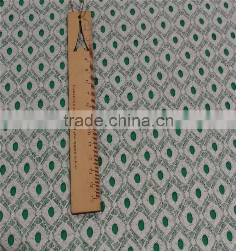 Excellent quality nylon spandex white stretch wide lace fabric