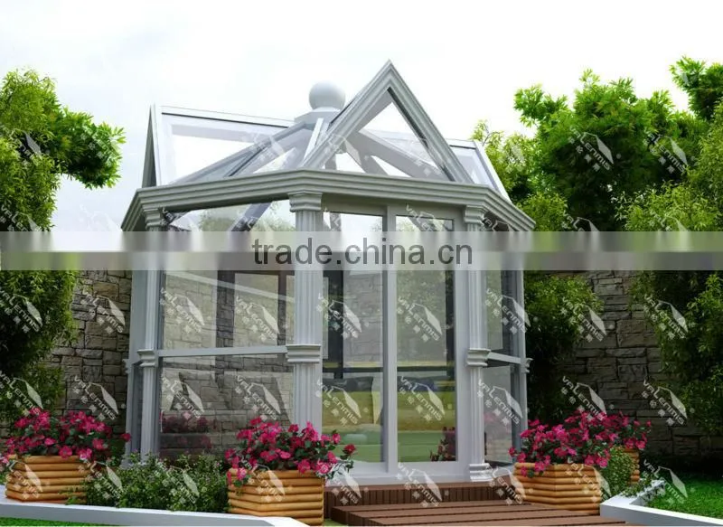Polygon luxury glass room/sun room/sunshine room/greenhouse with aluminum alloy
