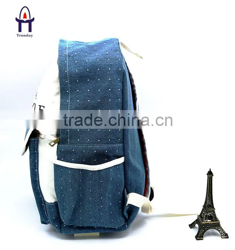 Canvas sports backpack manufacturer, wholesale school bags