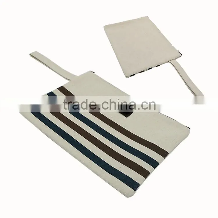 2016 hot sale lady ciutch bag plain canvas clutch bag
