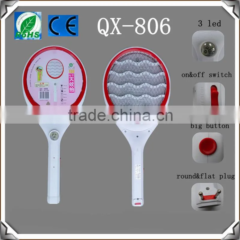Rechargeable mosquito killer racket & fly swatter hit & swatter hit