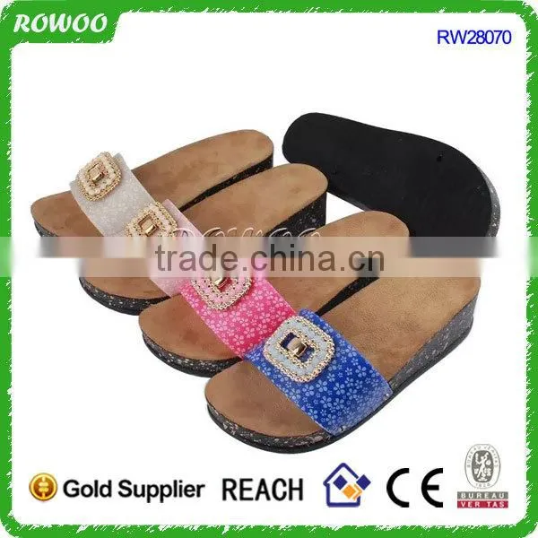 flip flops women wedge sandals, high heel wedge wood sandals, soft wood sandals