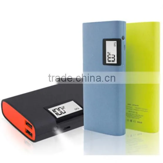 2015 Hot universal power bank move power charger with HD LCD display