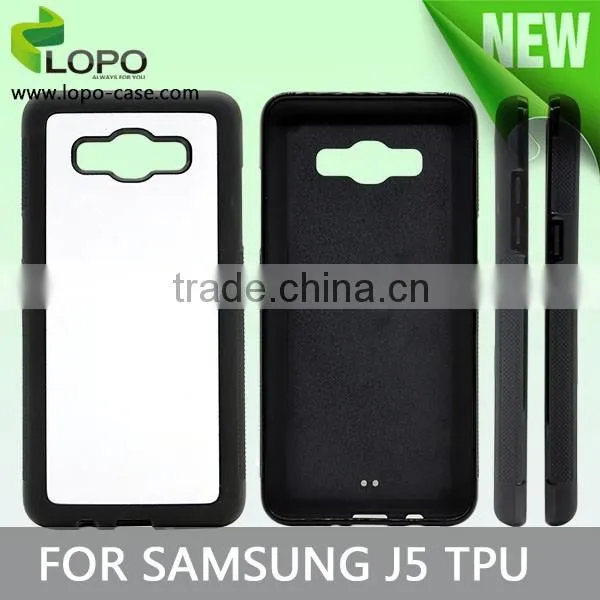High quality DIY customized blank printing TPU rubber sublimation phone case for Samsung Galaxy J5
