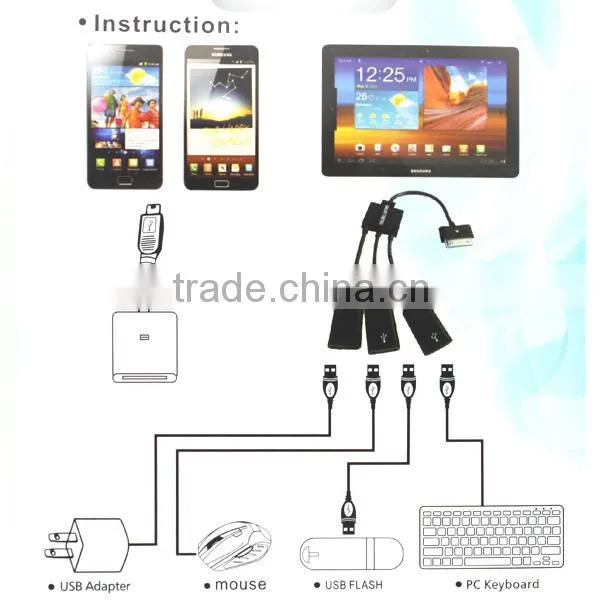 Usb Otg Cable for mobilephone pc charging and data-transfering cable