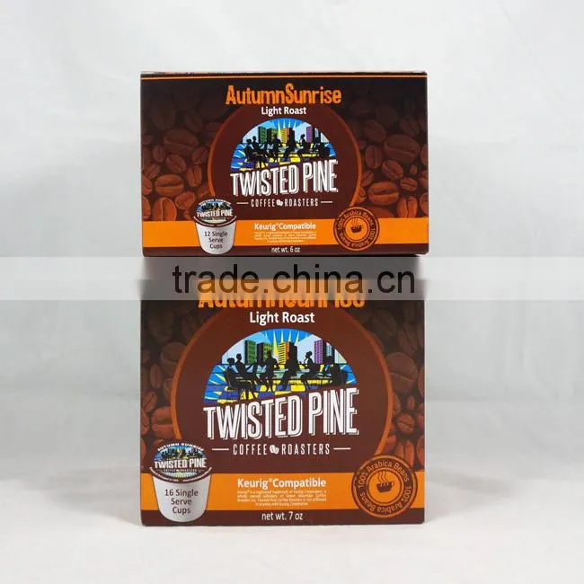 Custom 12ct K-cup Coffee boxes