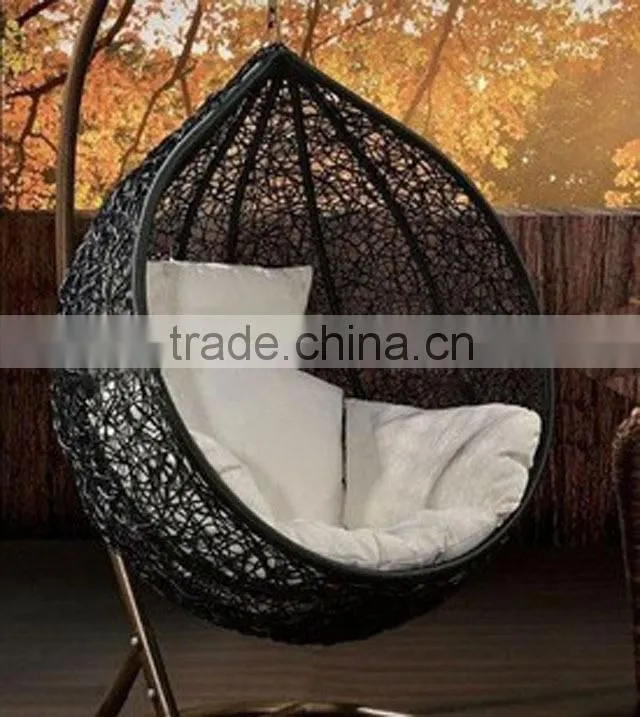 PE outdoor rattan egg chair