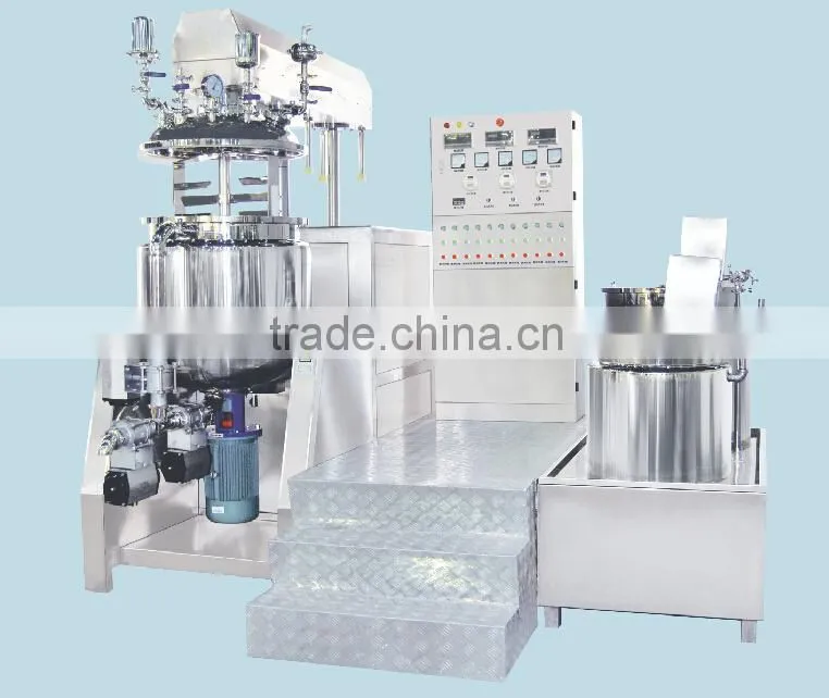 Continuous Working Cosmetics Vacuum Emulsifier Equipment
