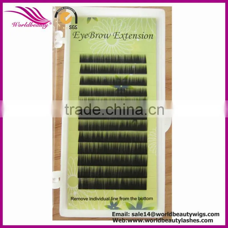 2014 hot sale products korean mink eyebrow extensions