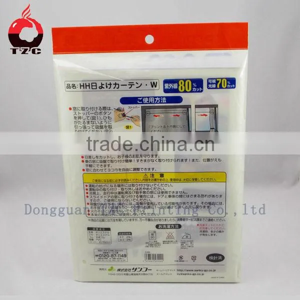 OPP header bag for tablecloth