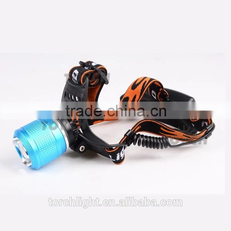Super Power ultra bright led headlamp high quality fishing head light zoomable led fish lamps miner