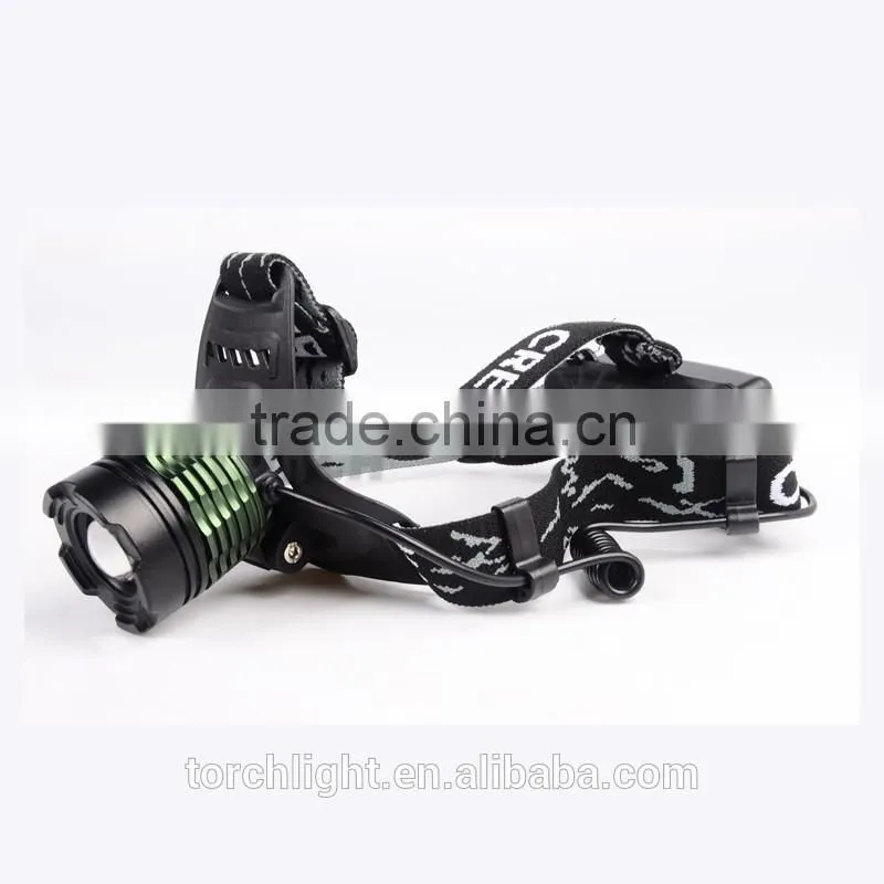 2000 Lumens XM-L T6 Zoomable LED Headlight Cheap Promotion LED Head Torch Light Car Repairing Lamp Outdoor Camping Light