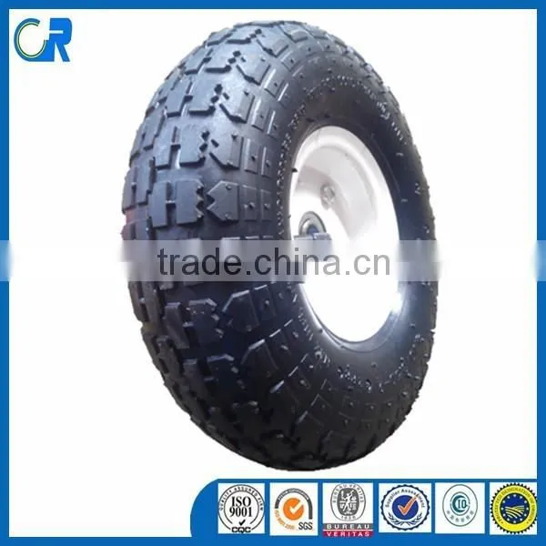 Manufacturer pneumatic air 4.10/3.50-4 rubber wheels