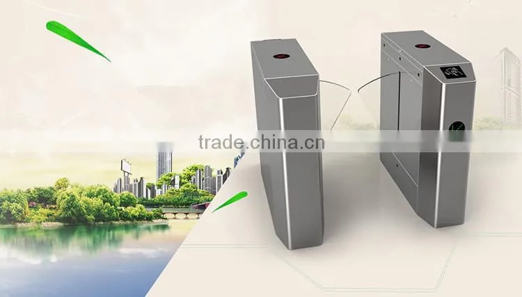 anti-pinch full automatic mechanism of flap turnstile opening gate for access control