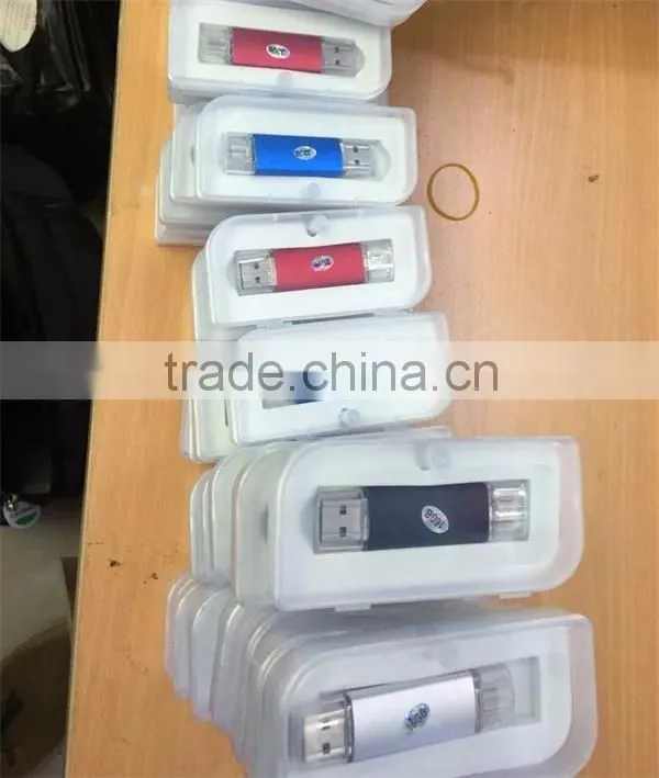 Factory Price High Quality Stock Products Status Metal OTG Dual Port USB Flash