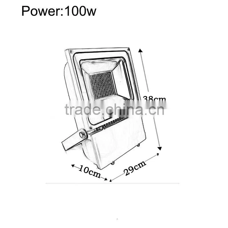 2015 new Waterproof IP65 RGB high power led floodlight with IR controller,outdoor flood light for square garden