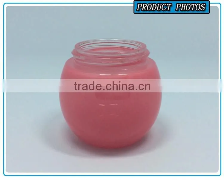 120ML empty green coloured facial mask glass jar
