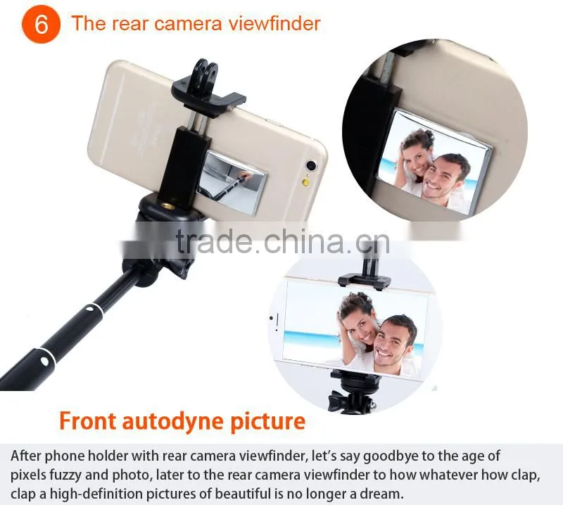 2015 extendable camera tripod monopod selfie stick