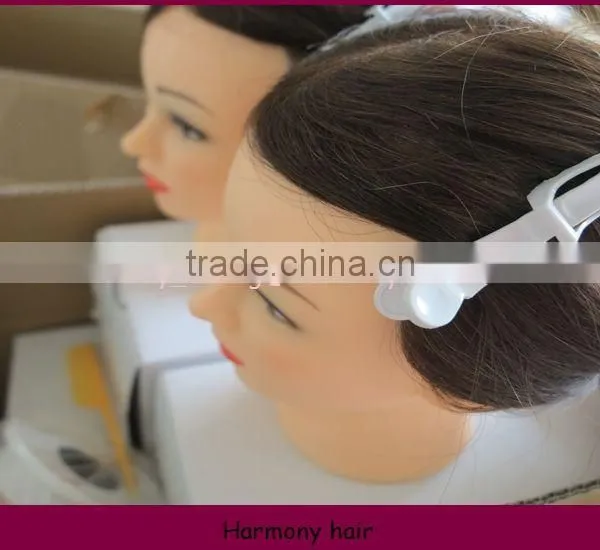 Hot selling Stock black mannequin heads with hair